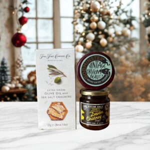 Cheddar & Chutney Gift Bag. Three perfect pairing to be enjoyed
