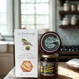 Cheddar & Chutney Gift Bag. Three perfect pairing to be enjoyed