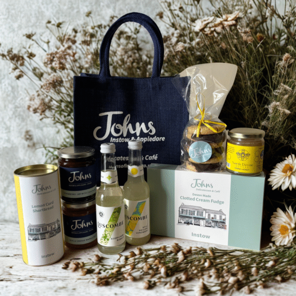 Johns Mini Hamper the perfect gift or team treat. Small but full of heart perfect for budget friendly high volume corporate gifting.