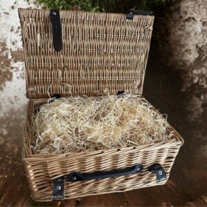 Create your own Hamper, choose any carrier but why not impress with our re-usable wicker hamper box