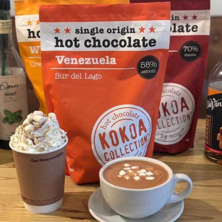 Kokoa Collection Hot Chocolate. Creat your own Hot Chocolate with Johns of Instow & Appledore