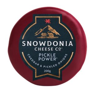Snowdonia Pickle Power – cheddar with tangy pickle flavour