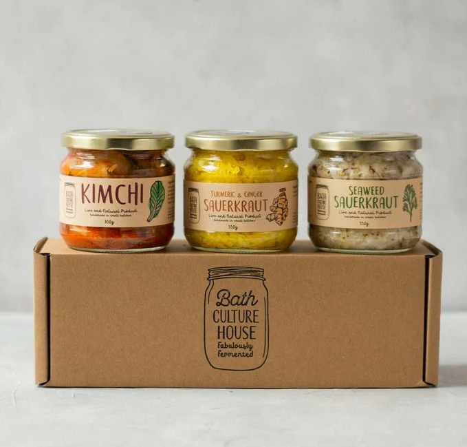 Bath Culture House Kimchi, Sauerkraut and Seaweed Sauerkraut