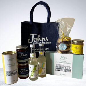 Johns Sweet Treats Gift Bag. Biscuits, Honey, Fudge and more