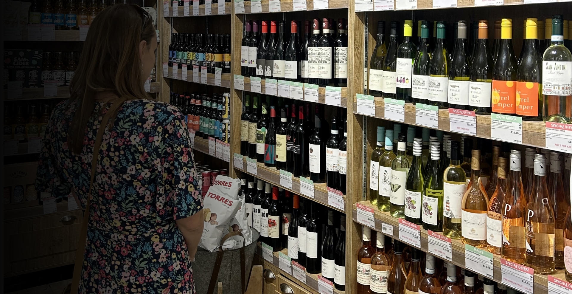 wine bottles