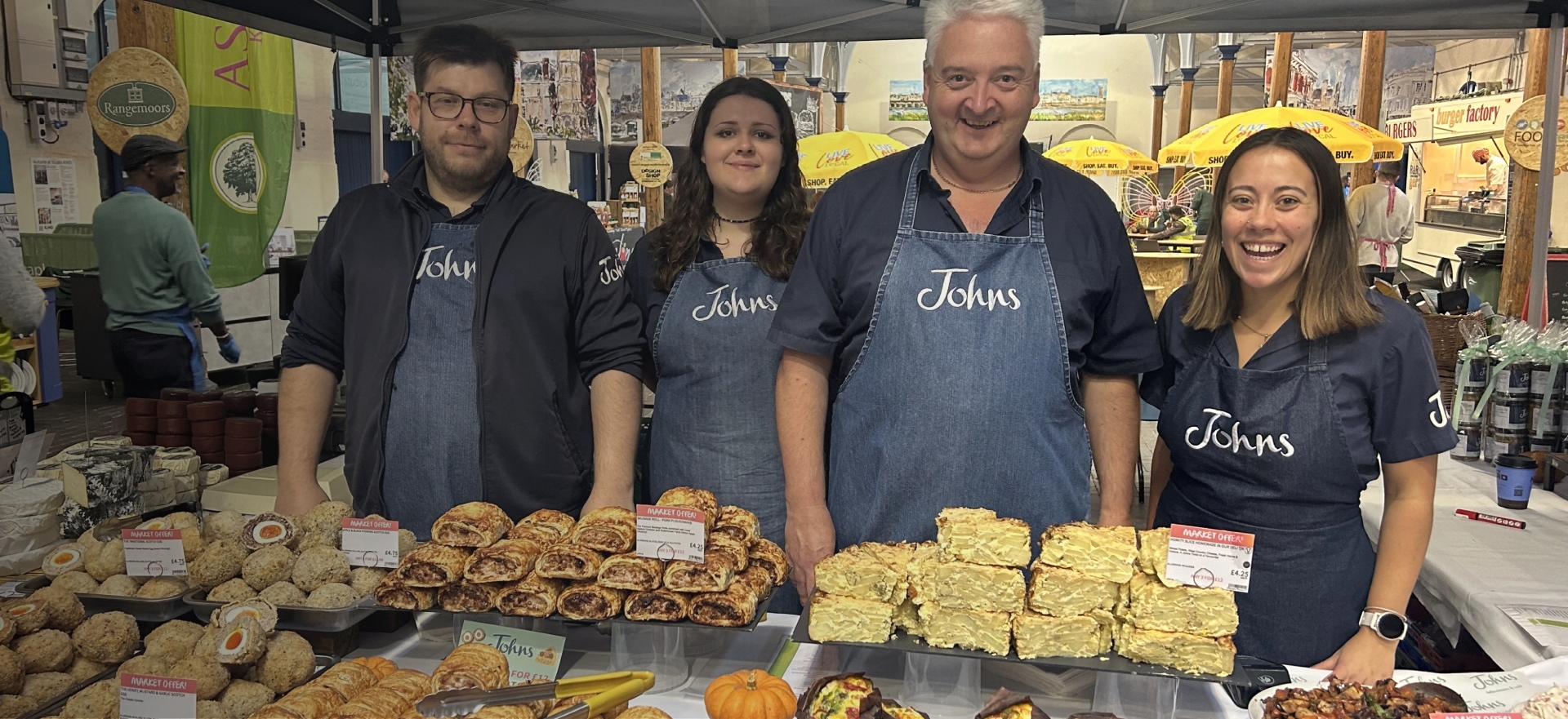 johns staff at market