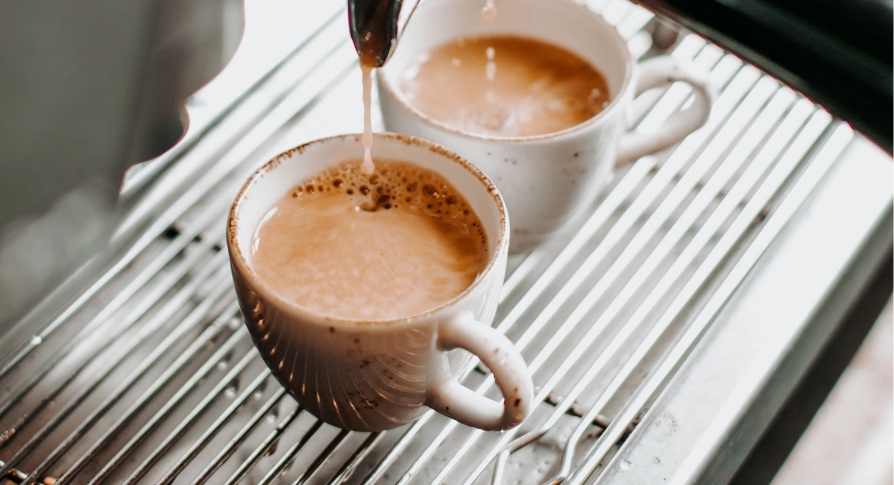 two espresso coffees