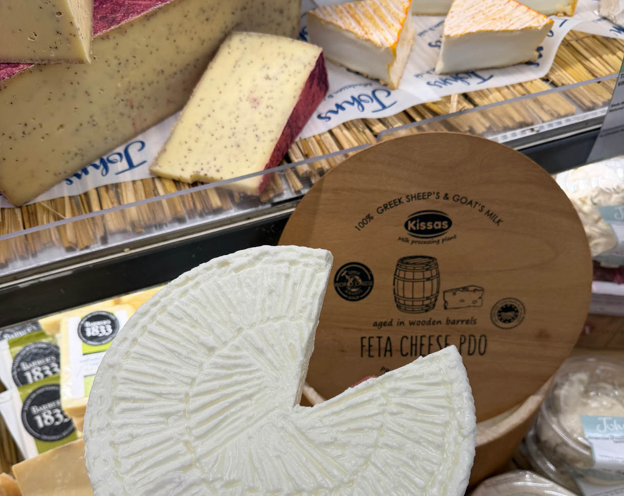 Our cheese cabinet feeds inspiration into our menus