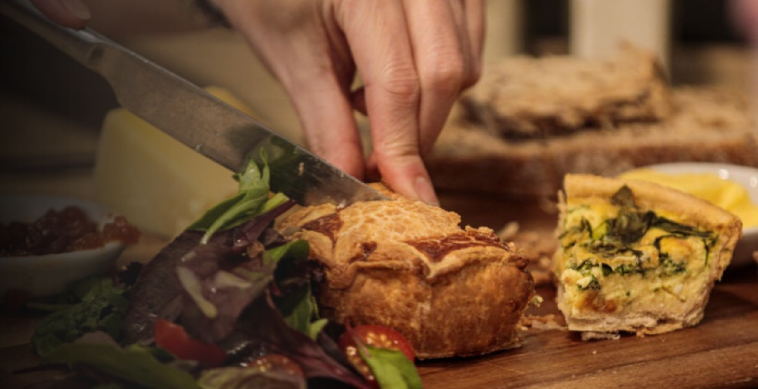 Pork Pie & Quiche Deli Platter
