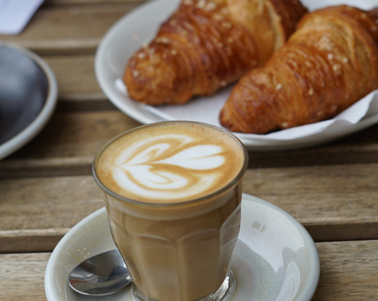 Cortado & Butter Croissant