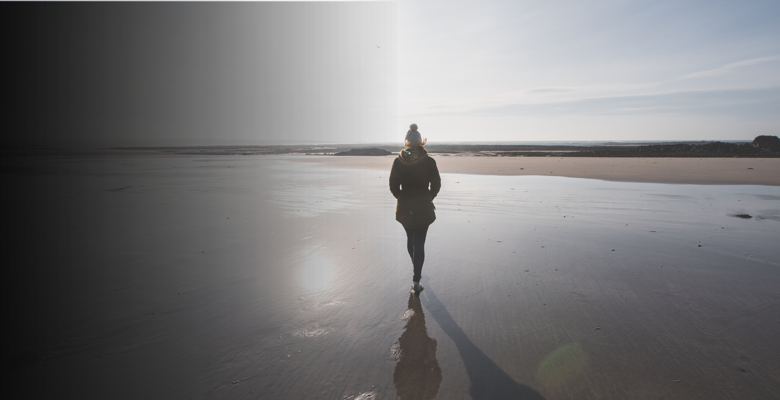 Autumn Beach Walk