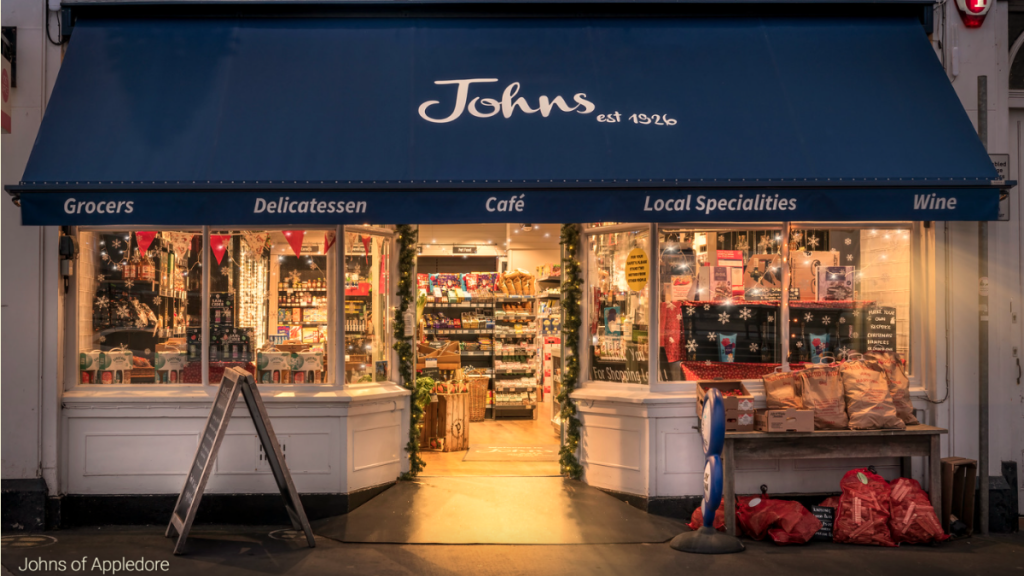 Festive Shopping Event Johns of Appledore
