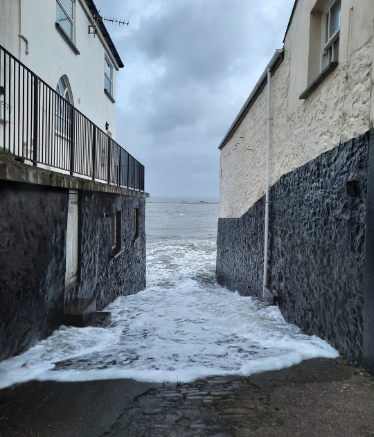 Waves between the buildings Appledore