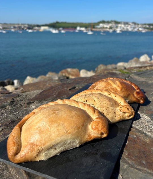 Selection of pasties available in store all day every day