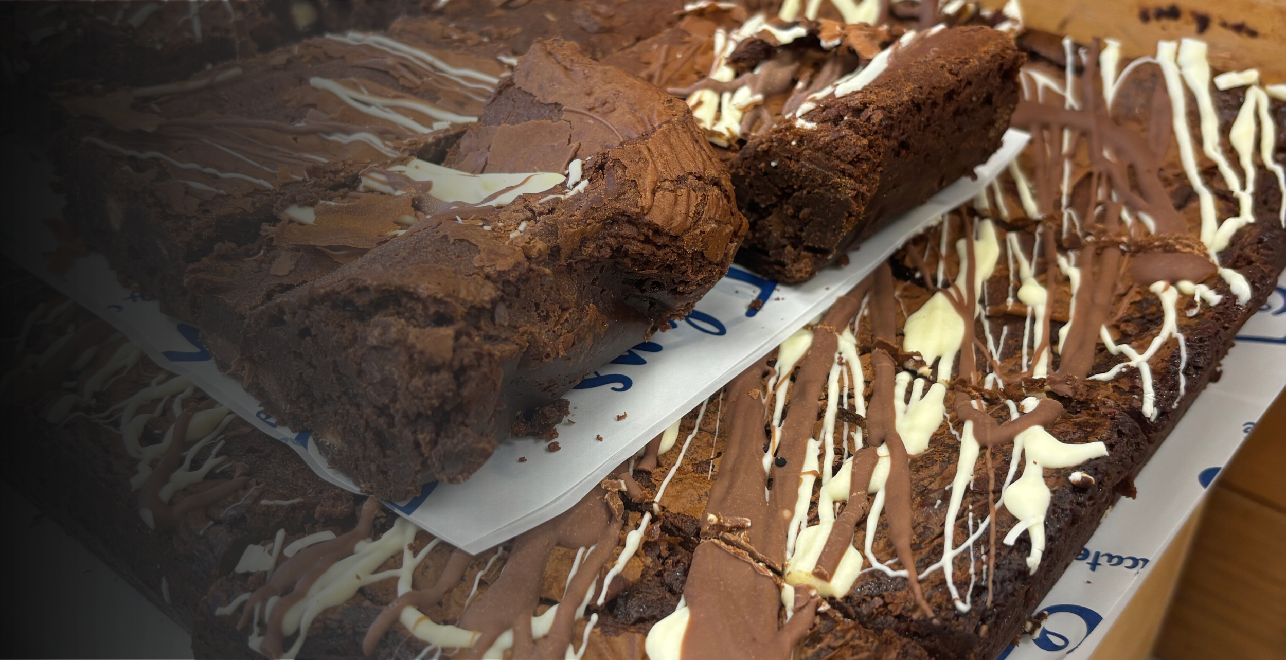 Rich chocolate brownie